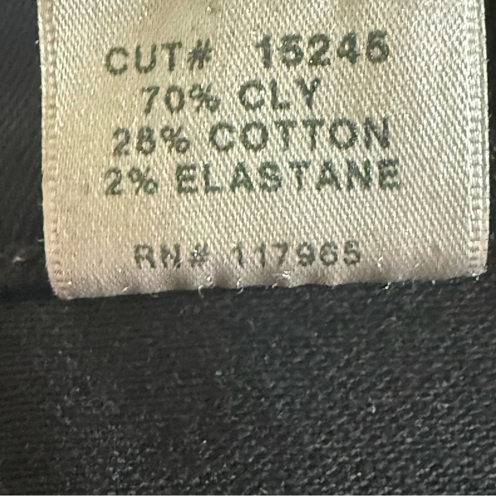 J BRAND Ashton black Skinny Coated Cargo Jean Size: 27 - Picture 8 of 8